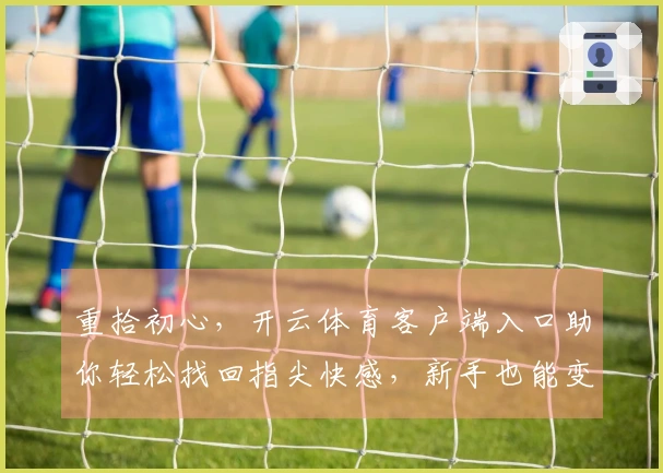 重拾初心，开云体育客户端入口助你轻松找回指尖快感，新手也能变大神
